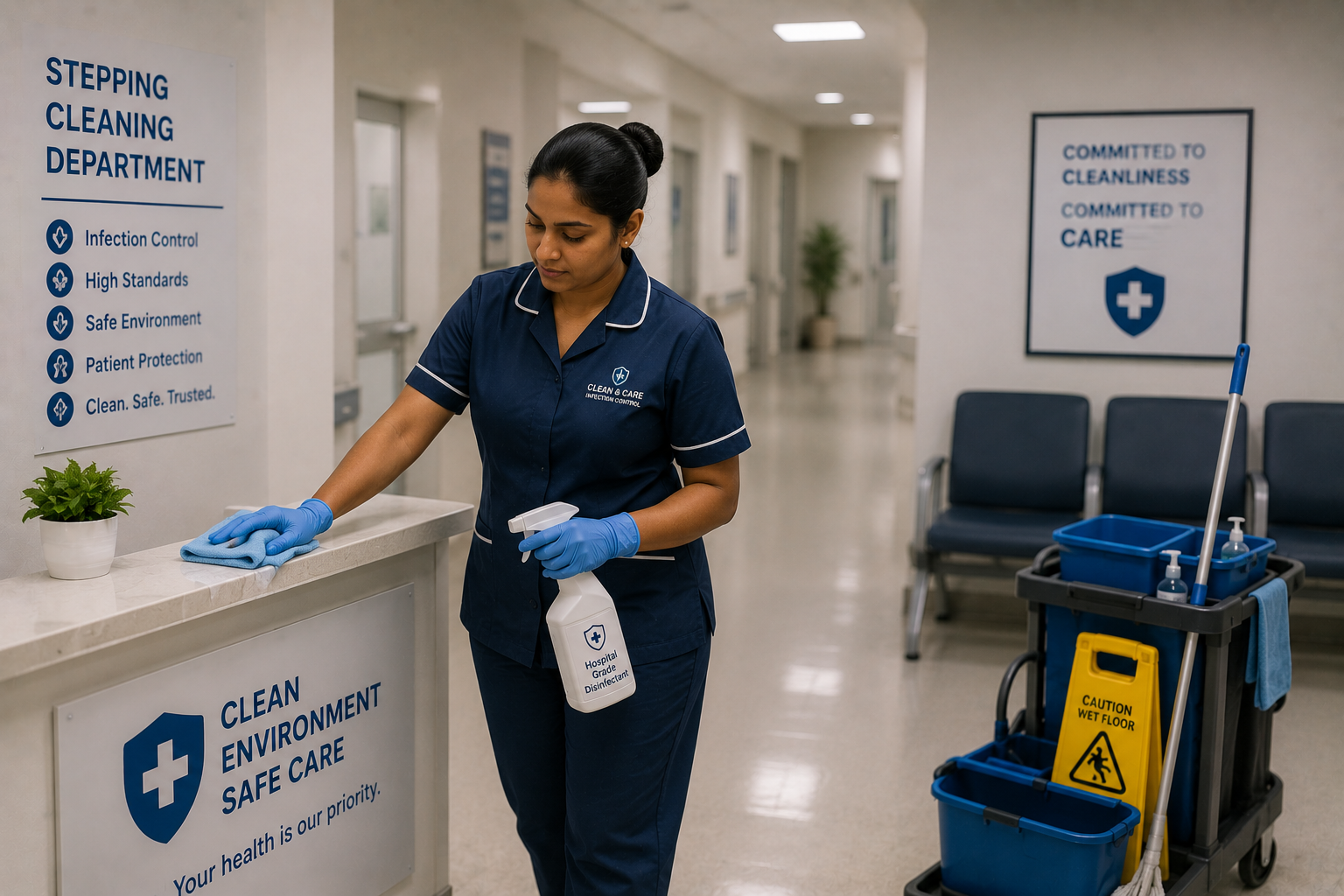 Stepping Cleaning Department